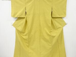 リサイクル　一つ紋手織り真綿紬着物